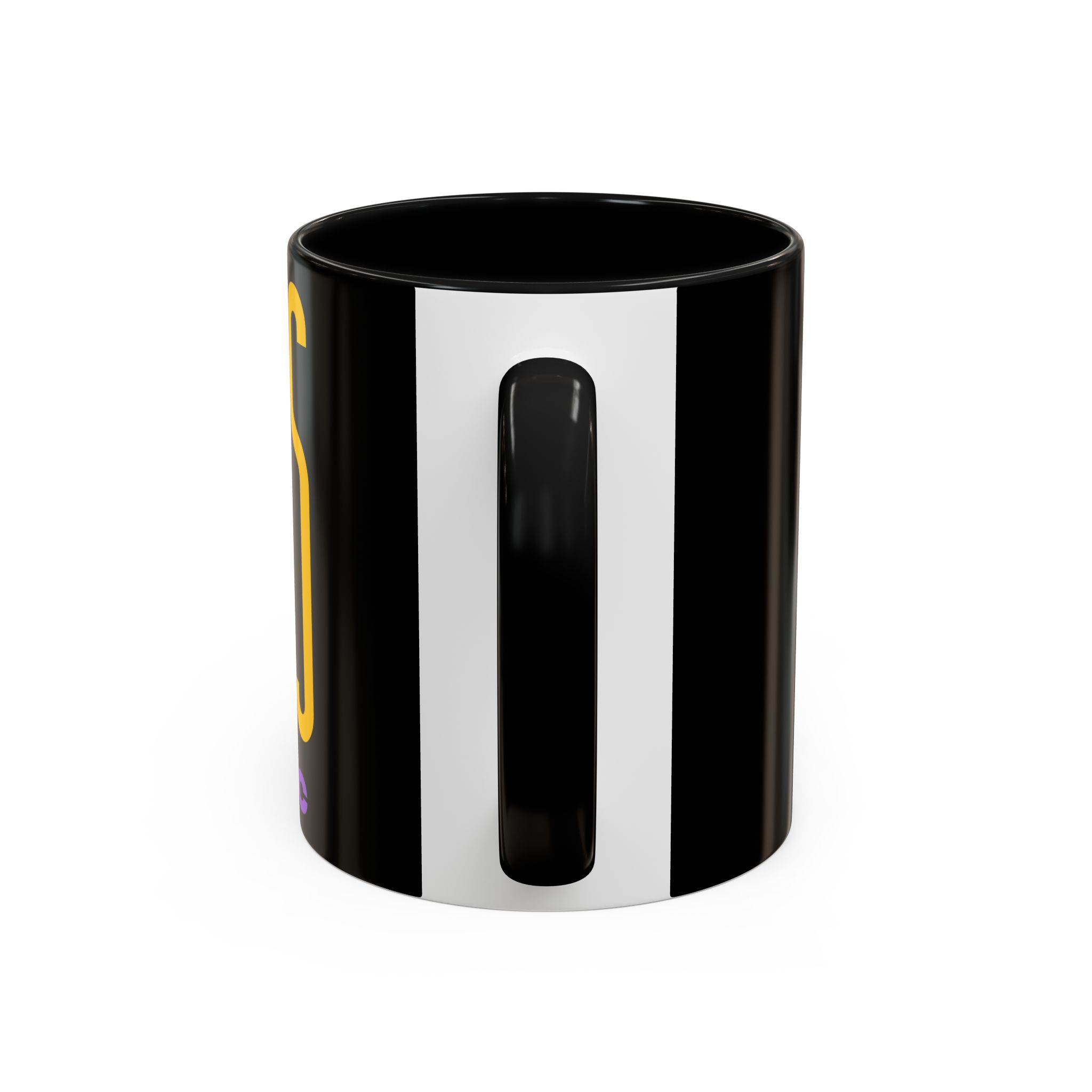 New Roots Dynamic Mug | Bold Retro Typography, Black Accent Coffee Mug - Image 4