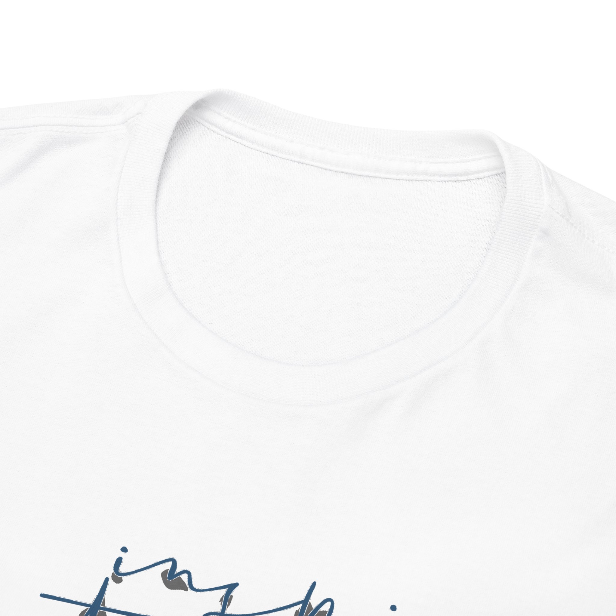 New Roots Dynamic Inspire Creativity T-Shirt | minimalist calligraphy top, creative serenity tee - Image 4