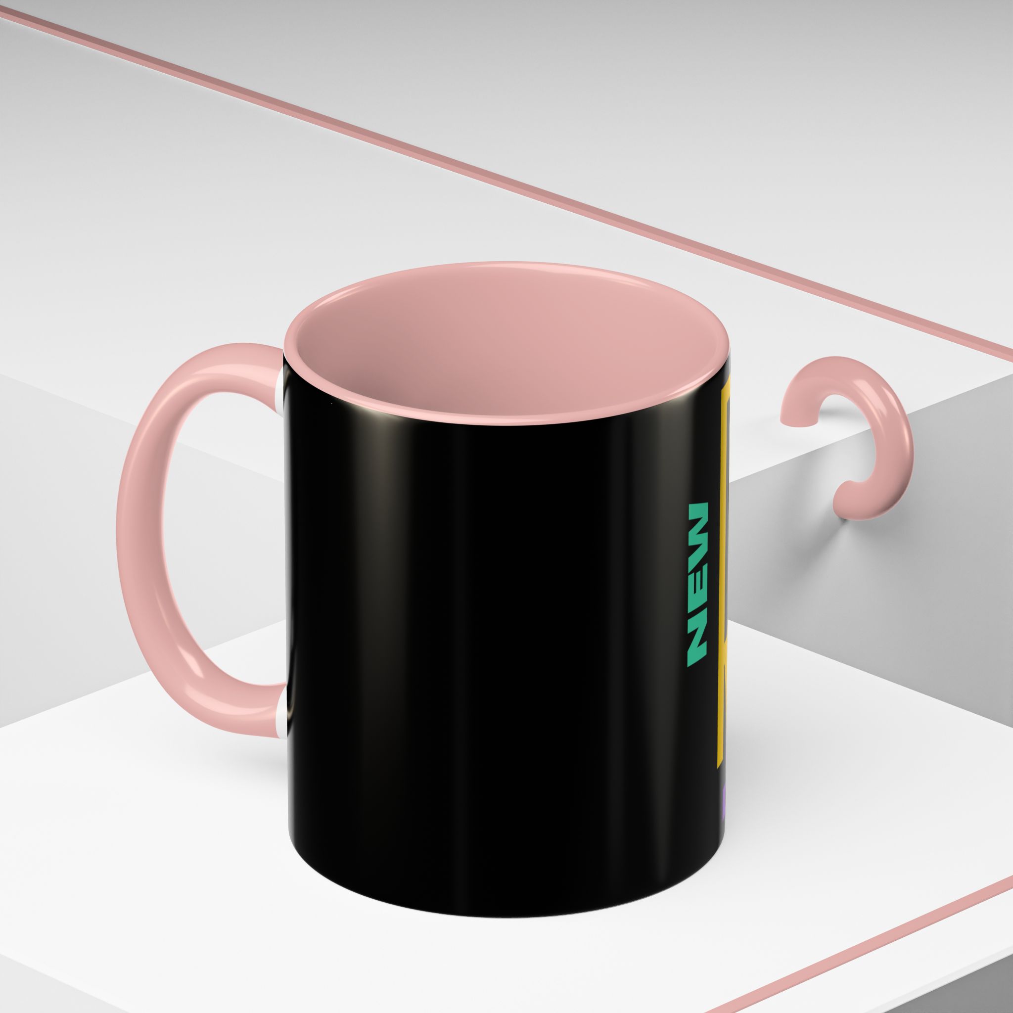 New Roots Dynamic Mug | Bold Retro Typography, Black Accent Coffee Mug - Image 18