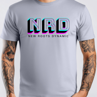 New Roots Dynamic 3D Glasses Logo Tee | NRD graphic shirt