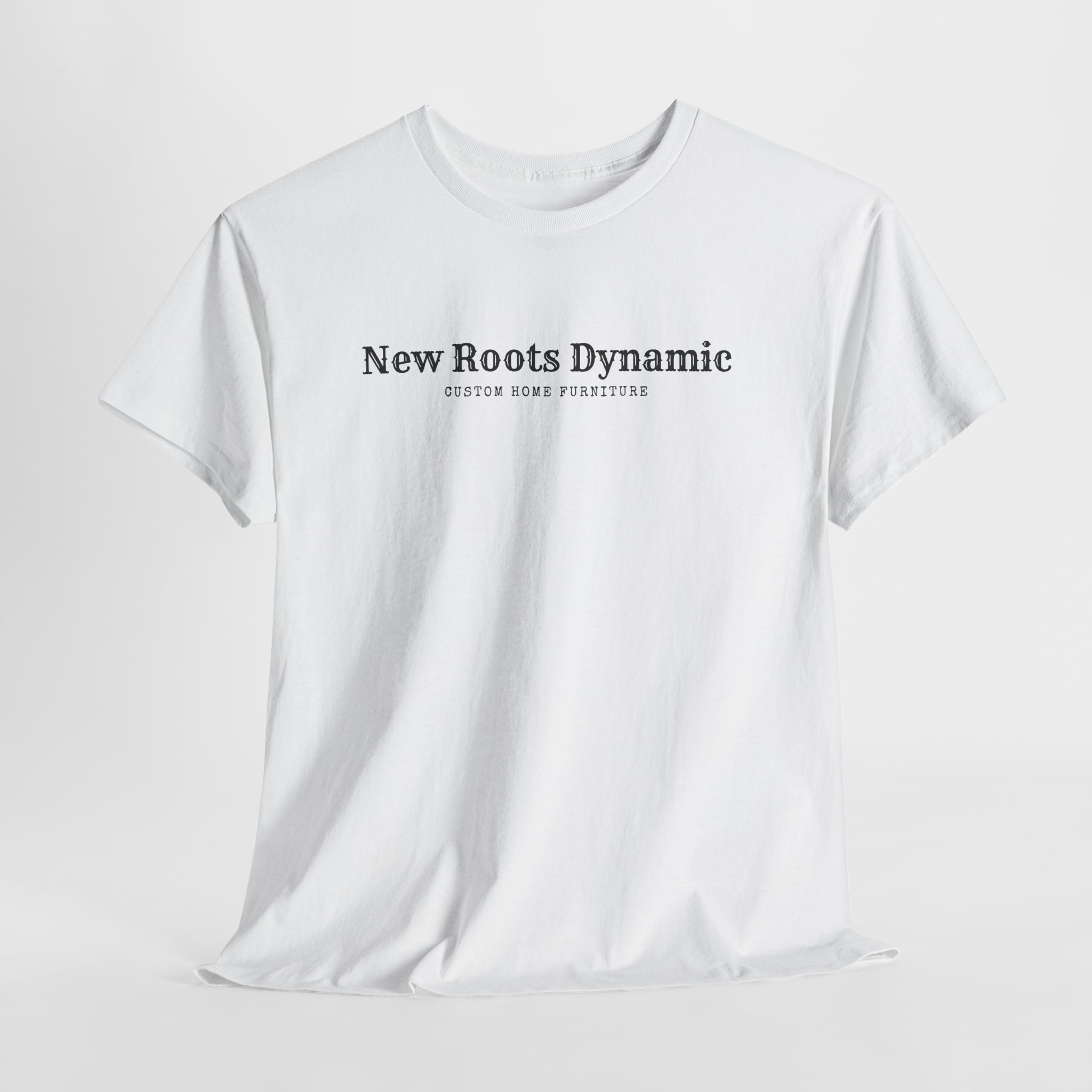New Roots Dynamic Western Tee | Minimal Logo Shirt, Small Center Chest Text - Image 3
